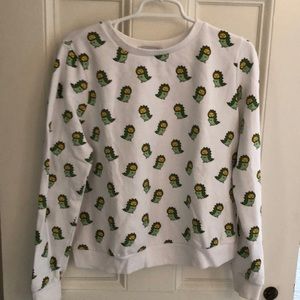 Dinosaur bear pullover